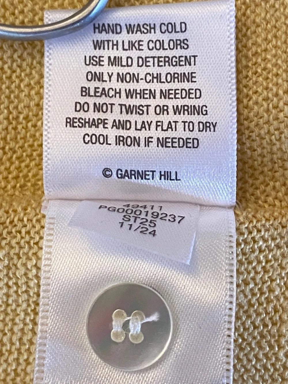 Garnet Hill Easy Linen Drape-Front Cardigan Size Small - Picture 10 of 15